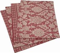 Sets de table en papier acajou, paquet de 8