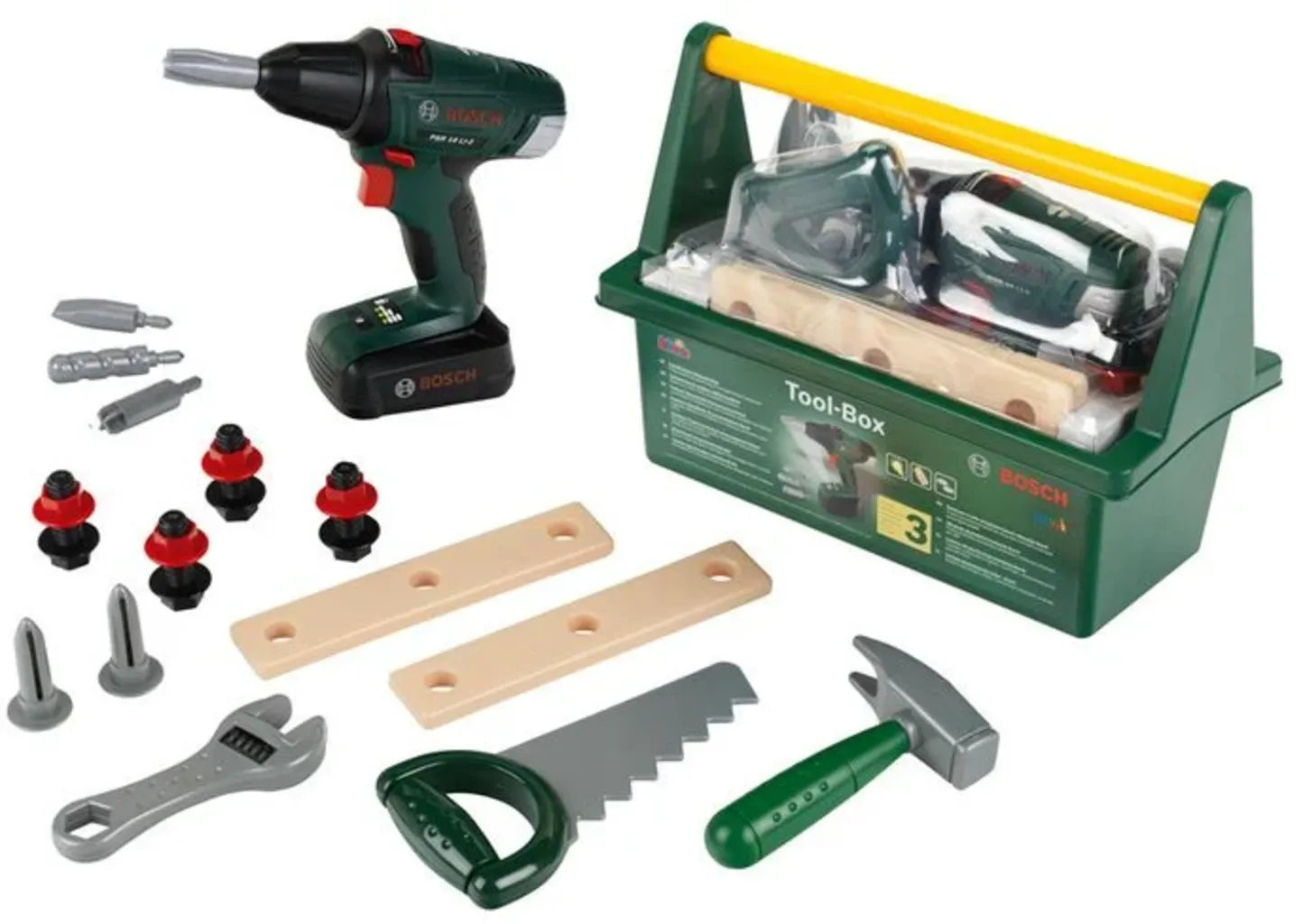 Bosch - Tool Box with a Cordless Screwdriver