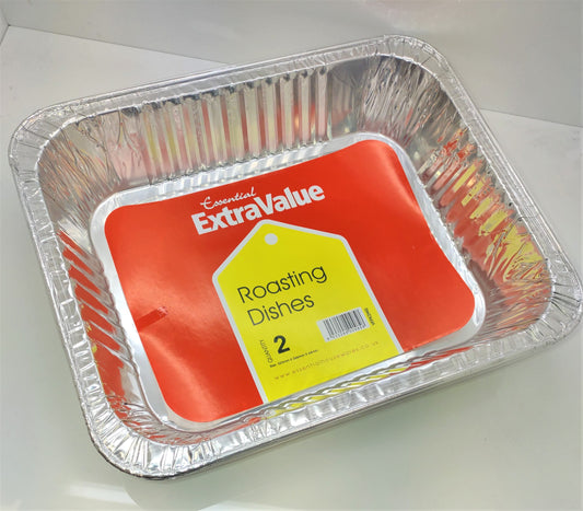 Extra Value FOIL ROASTING DISHES 32.3X26.6CM PK2