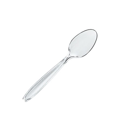 Petite cuillère jetable blanche essentielle, paquet de 100