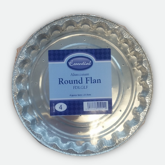 Essential FOIL FLAN DISH 21.5cm PK4