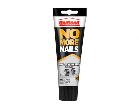 Unibond No More Nails Invisible Grab Adhesive Tube 184G