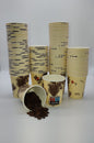 Extra Value Single Wall Printed Coffee Cups  8oz Pk50