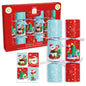 Pack Of 6 6" Santa & Friends Design Christmas Crackers