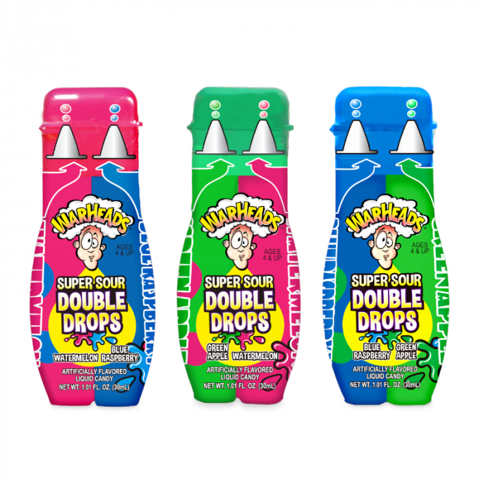 Warheads Super Sour Double Drops - 1,01 fl. oz (30 ml)