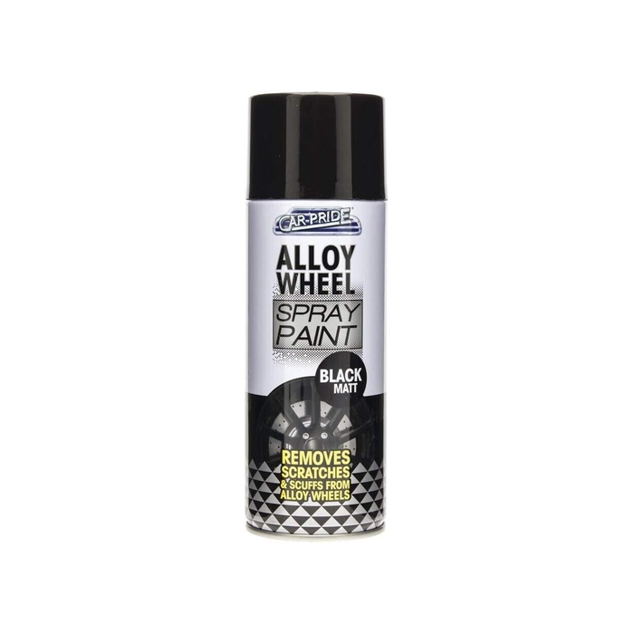 Peinture en aérosol pour jantes alliage noir mat 400ml