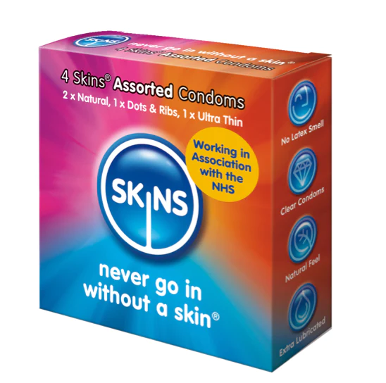 Skins Condoms Assorted 4's