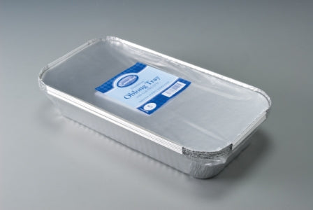 Essential FOIL OBLONG TRAY + LIDS PK4