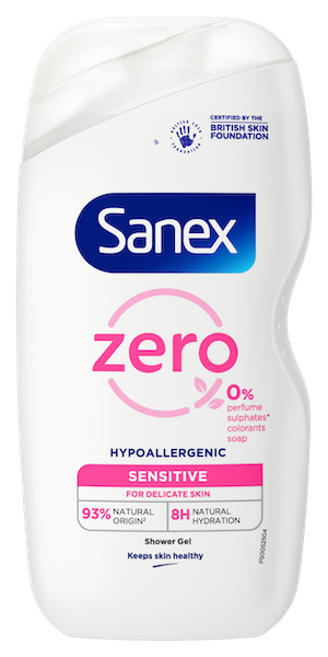 Sanex Zero% Nourishing Shower Gel 225ml