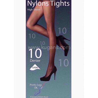 10 DENIER SHEER S/M NYLON TIGHTS BLACK