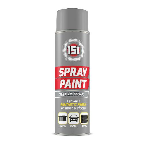 151 PAINT SPRAY SILVER METALIC 250ML