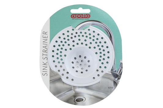 Passoire d'évier Apollo Steel blanche D 11,5 cm