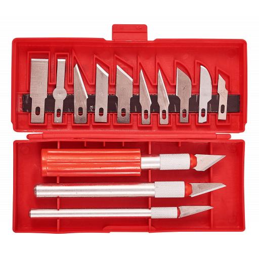 AMTECH  HOBBY KNIFE KIT13PC