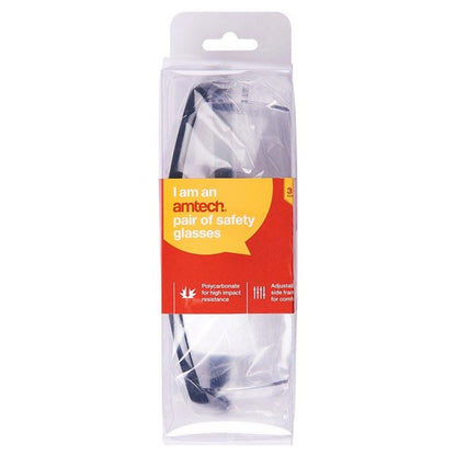 AMTECH SAFETY GLASSES CLEAR