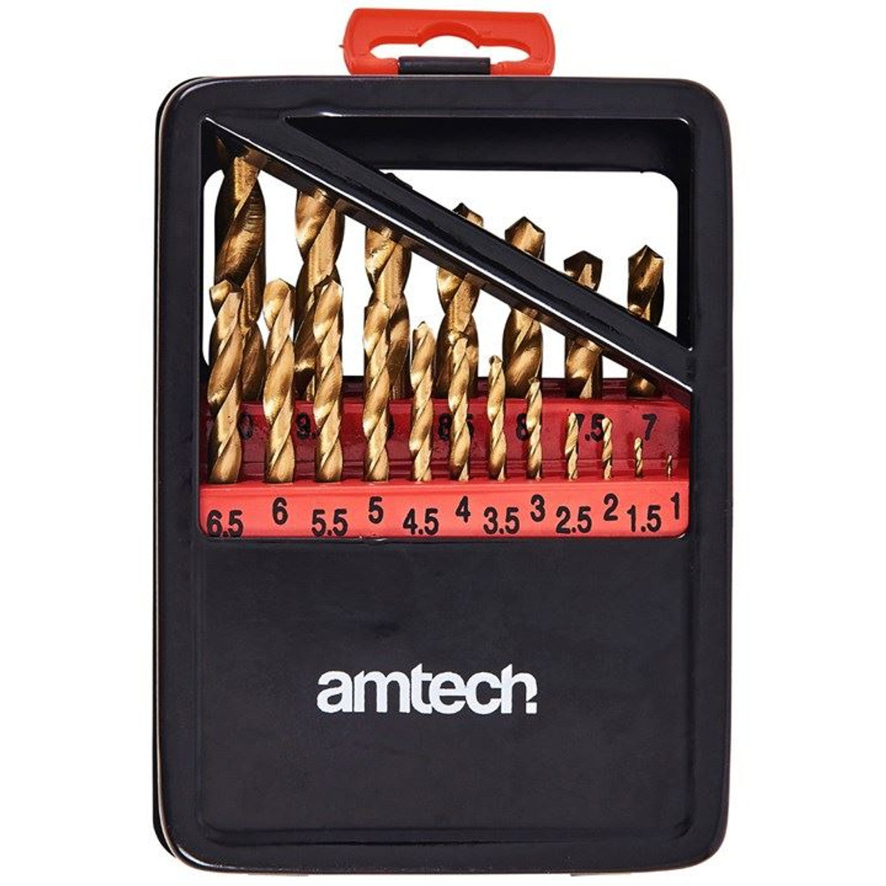 AMTECH   DRILL TITANIUM 19PC SET