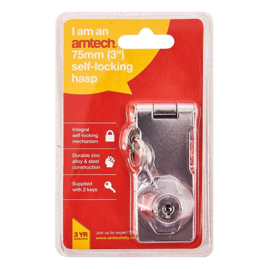 AMTECH  LOCKING HASP 3INCH