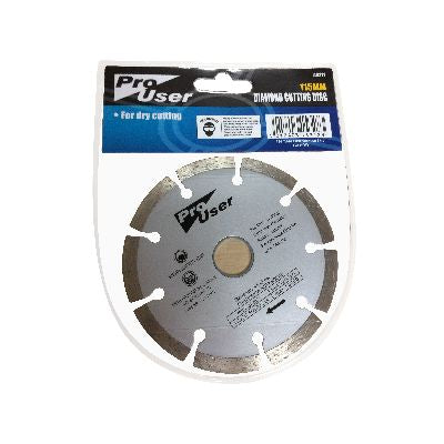 PRO-USER 115mm DIAMOND CUTTING DISC- DRY