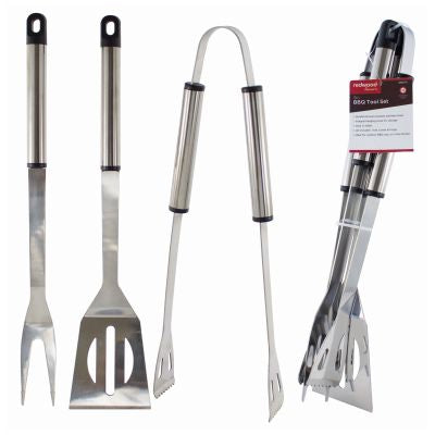 BLACKSPUR ENSEMBLE DE 3 USTENSILES DE BARBECUE