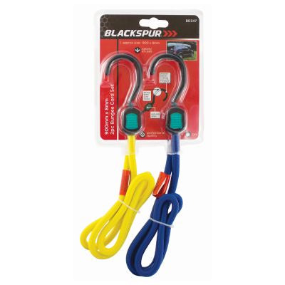 BLACKSPUR LOT DE 2 SANGLES ÉLASTIQUES - 900mm x 8mm