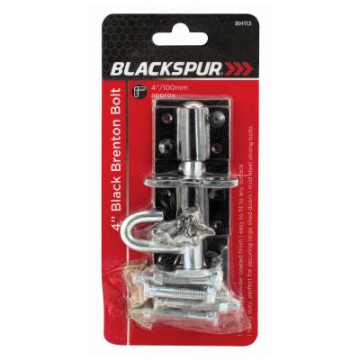 BLACKSPUR Loquet de sécurité Brenton 100 mm - Noir