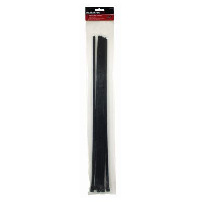 BLACKSPUR 10PC 9 X 550MM CABLE TIE SET - BLACK