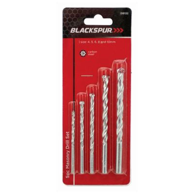 JEU DE 5 FORETS À MAÇONNERIE BLACKSPUR 4-10 MM