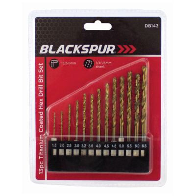BLACKSPUR JEU DE 13 FORETS HÉXAGONAUX EN TITANE
