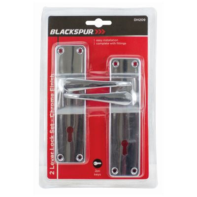 BLAKSPUR 2 LEVER LOCK SET - CHROME FINISH
