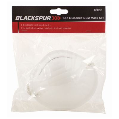MASQUE JETABLE BLACKSPUR 6 PIÈCES