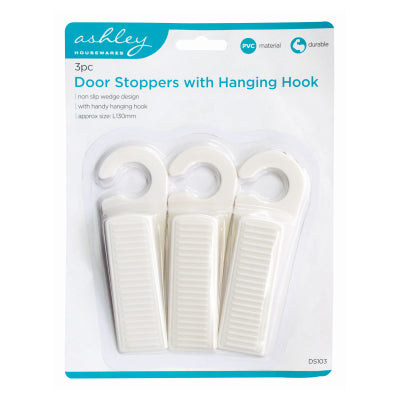 BLACKSPUR BLOQUE-PORTES AVEC CROCHET DE SUSPENSION (LOT DE 3)