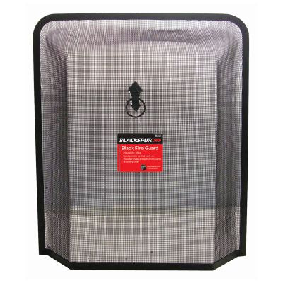 BLACKSPUR BLACK FIRE GUARD - 24" X 21"
