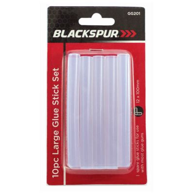 BLACKSPUR 10PC X 100mm LARGE GLUE STICK SET