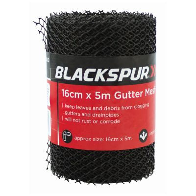 BLACKSPUR 16CM x 5M GUTTER MESH