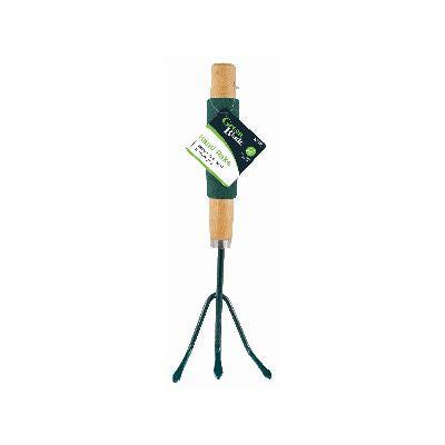 BLACKSPUR HAND RAKE WITH CUSHION GRIP WOODEN HANDLE