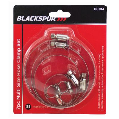JEU DE 7 COLLIERS DE SERRAGE MULTITAILLES BLACKSPUR