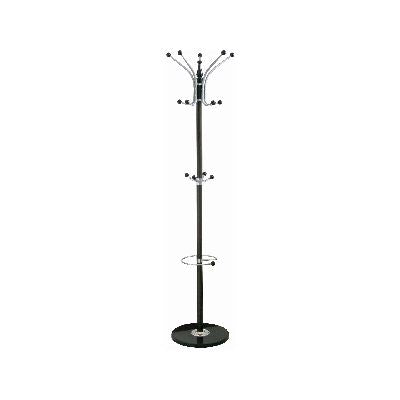 14 HOOKS HAT AND COAT STAND WITH UMBRELLA HOLDER