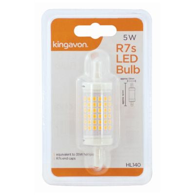 AMPOULE LED R7S BLACKSPUR 5W 78MM