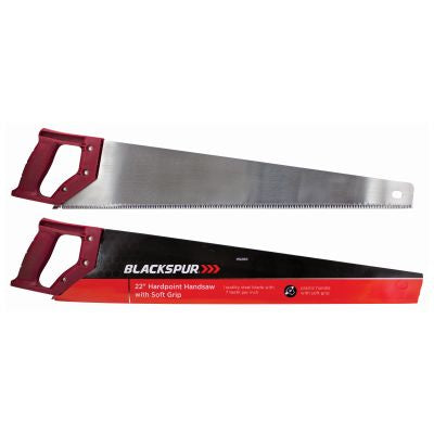 SCIE À MAIN HARDPOINT BLACKSPUR 22" AVEC POIGNÉE SOUPLE