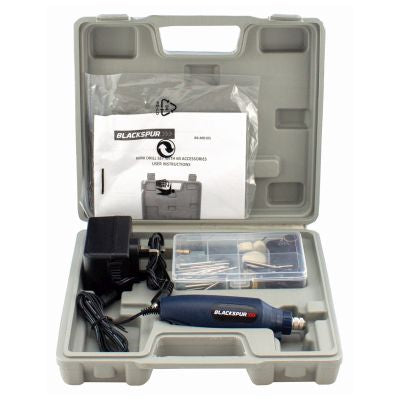 MINI-PERCEUSE BLACKSPUR AVEC 60 ACCESSOIRES