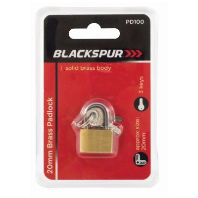 BLACKSPUR 20MM PADLOCK
