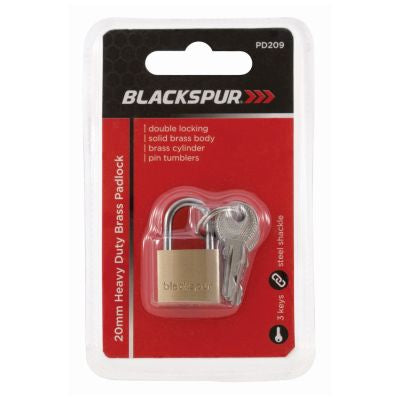 BLACKSPUR HEAVY DUTY PADLOCK 20MM
