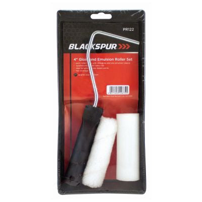BLACKSPUR SET DE ROULEAUX 4" POUR PEINTURE BRILLANTE ET À L'ÉMULSION