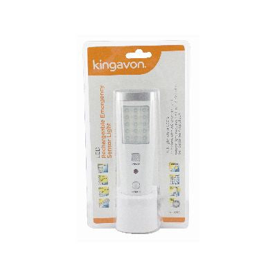 LAMPE À DÉTECTION D'URGENCE RECHARGEABLE À DEL BLACKSPUR
