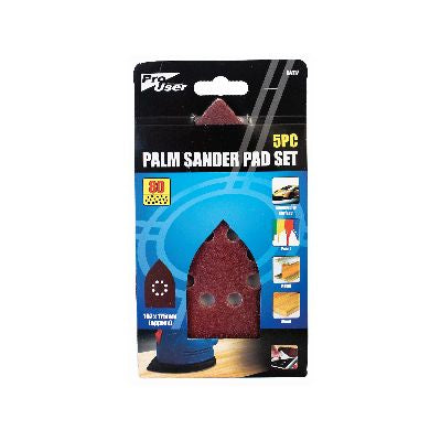 BLACKSPUR 5PC PALM SANDER PAD SET