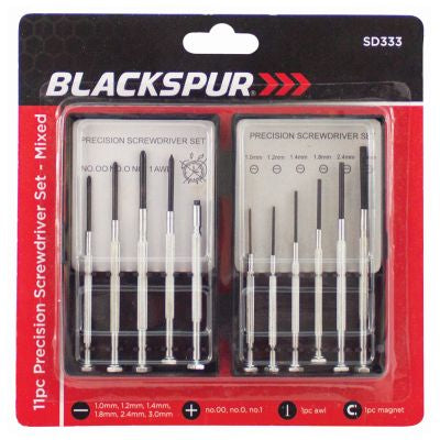 BLACKSPUR 11 PCE SCREWDRIVER PRECISION