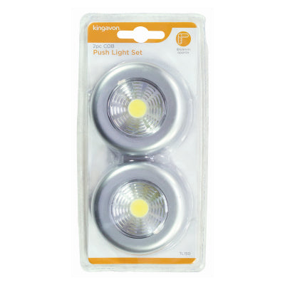 BLACKSPUR 2PC COB PUSH LIGHT SET