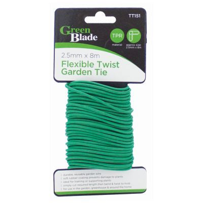 ATTACHE DE JARDIN SOUPLE BLACKSPUR 2,5 MM X 8 M