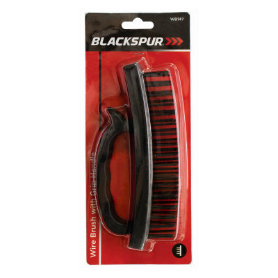 BROSSE MÉTALLIQUE BLACKSPUR AVEC POIGNÉE ERGONOMIQUE