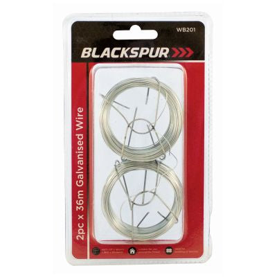 BLACKSPUR 40M GALVANISED WIRE 2PC