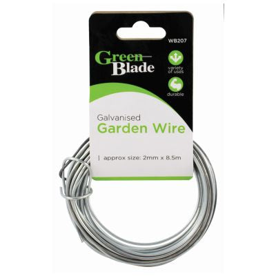 FIL DE JARDIN EN ACIER GALVANISÉ BLACKSPUR 2 mm X 8,5 m